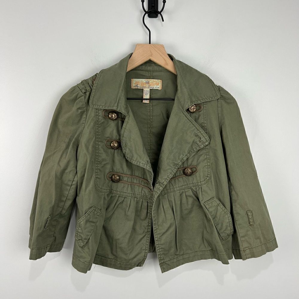 American Rag Army Green Jacket with Buttons XS